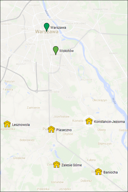 zdjęcie miejscowości w których są magazyny na sprzedaż poleca JARTOM Real Estate